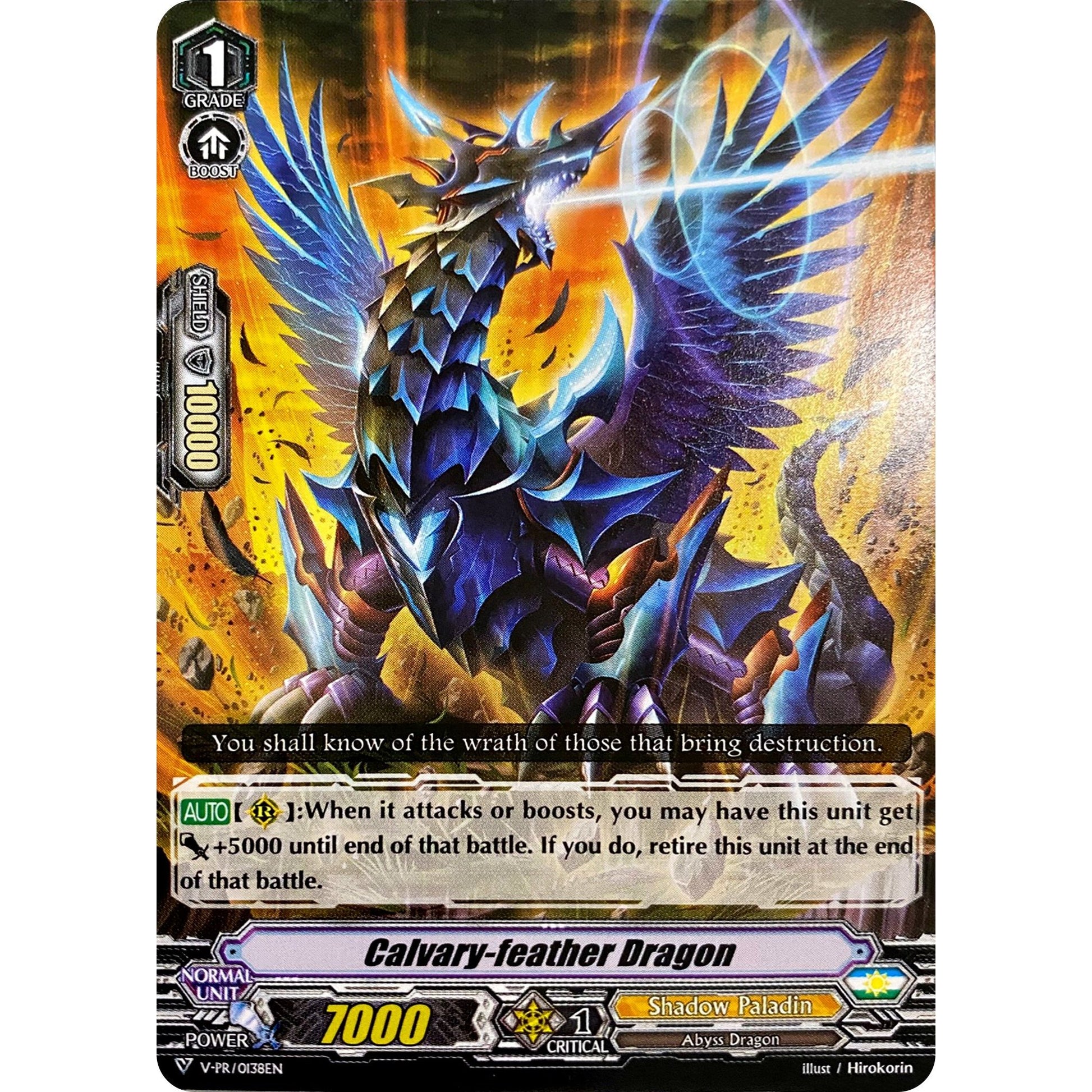Image for Calvary-feather Dragon (V-PR/0138EN) (VPR) - Cardfight Vanguard