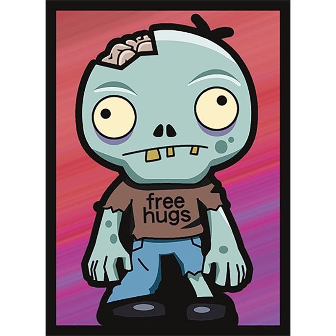 Image for Double Matte Art Sleeve - Zombie Hugs (50-Pack) - Card Sleeves