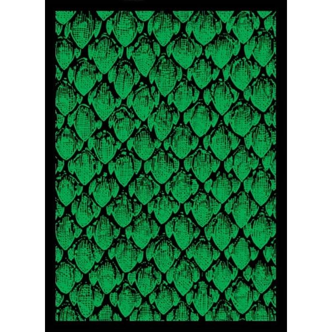 Image for Double Matte Sleeve - Dragonhide - Green (50-Pack) - Card Sleeves