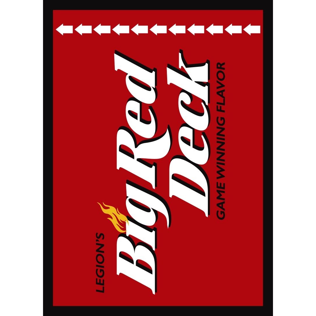 Image for Double Matte Art Sleeve - Big Red Deck (50-Pack) - Card Sleeves
