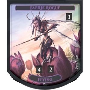Image for Relic Tokens: Relentless Collection - Faerie Rogue (Flying) (UPT) - Life Counters