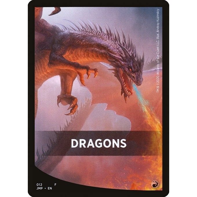 Image for Dragons Theme Card (12) (JMP) - Magic: The Gathering