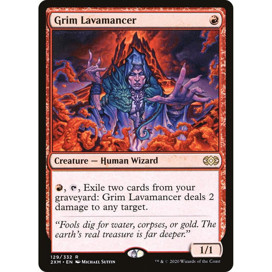 Image for Grim Lavamancer (129) (2XM) - Magic: The Gathering