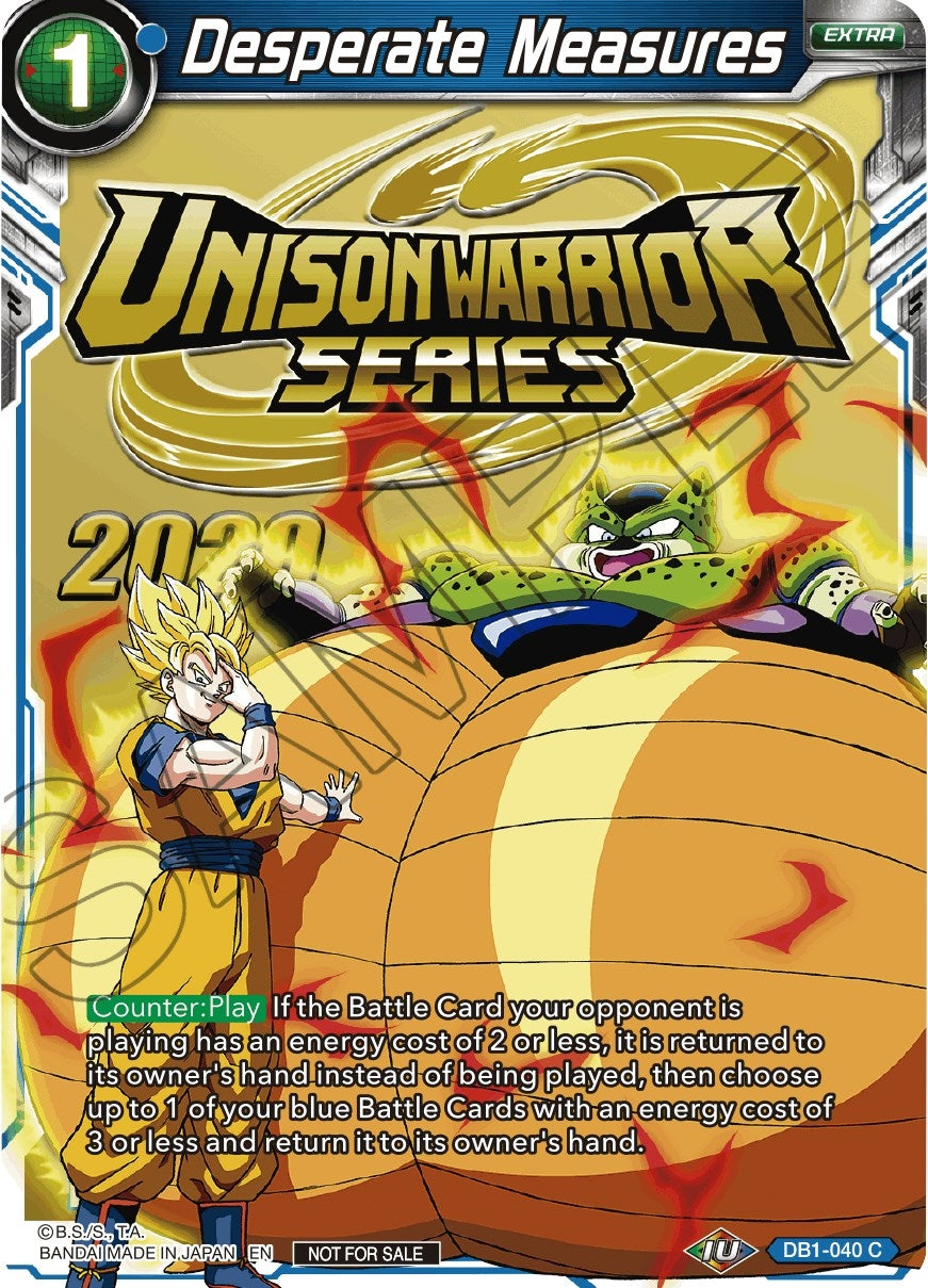 Image for Desperate Measures (DB1-040) (TPR) - Dragon Ball Super: Masters