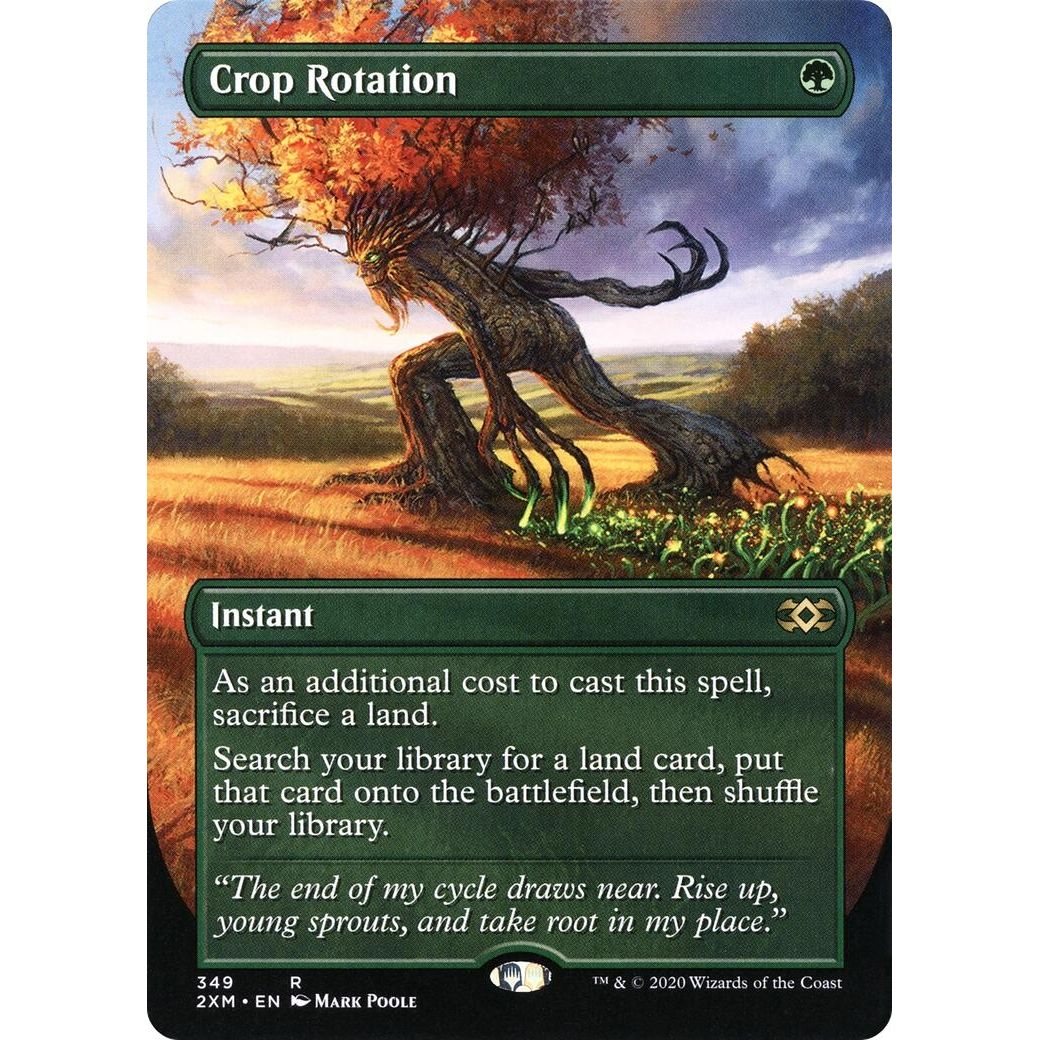 Image for Crop Rotation (Borderless) (349) (2XM) - Magic: The Gathering