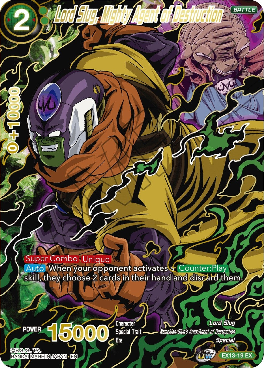 Image for Lord Slug, Mighty Agent of Destruction (EX13-19) (DBS-BE13) - Dragon Ball Super: Masters