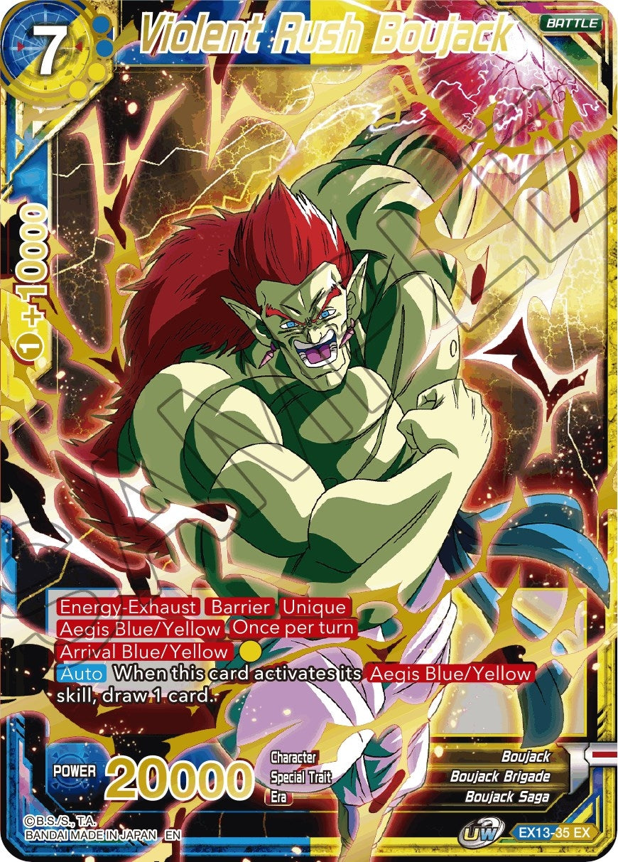 Image for Violent Rush Boujack (EX13-35) (DBS-BE13) - Dragon Ball Super: Masters