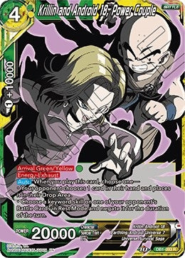 Image for Krillin and Android 18, Power Couple (Alternate Art) (DB1-093) (DBS-BE13) - Dragon Ball Super: Masters