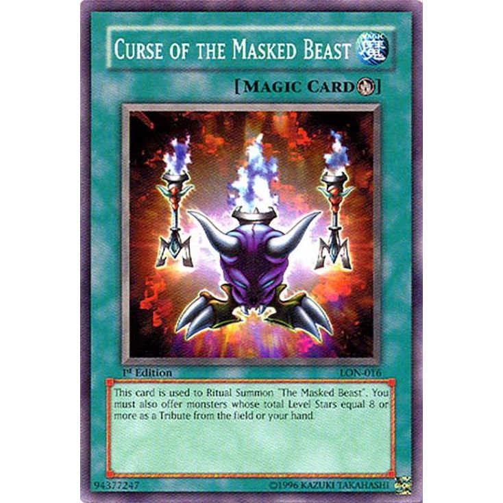 Image for Curse of the Masked Beast (LON-016) (LON) - YuGiOh