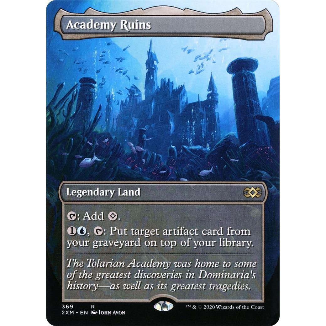Image for Academy Ruins (Borderless) (369) (2XM) - Magic: The Gathering