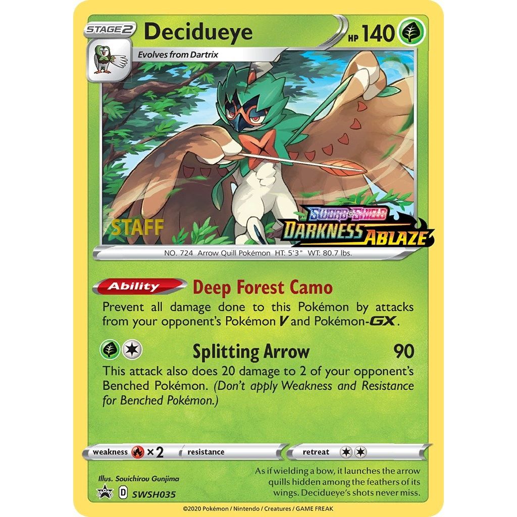 Image for Decidueye - SWSH035 (Prerelease) [Staff] (SWSH035) (SWSD) - Pokemon