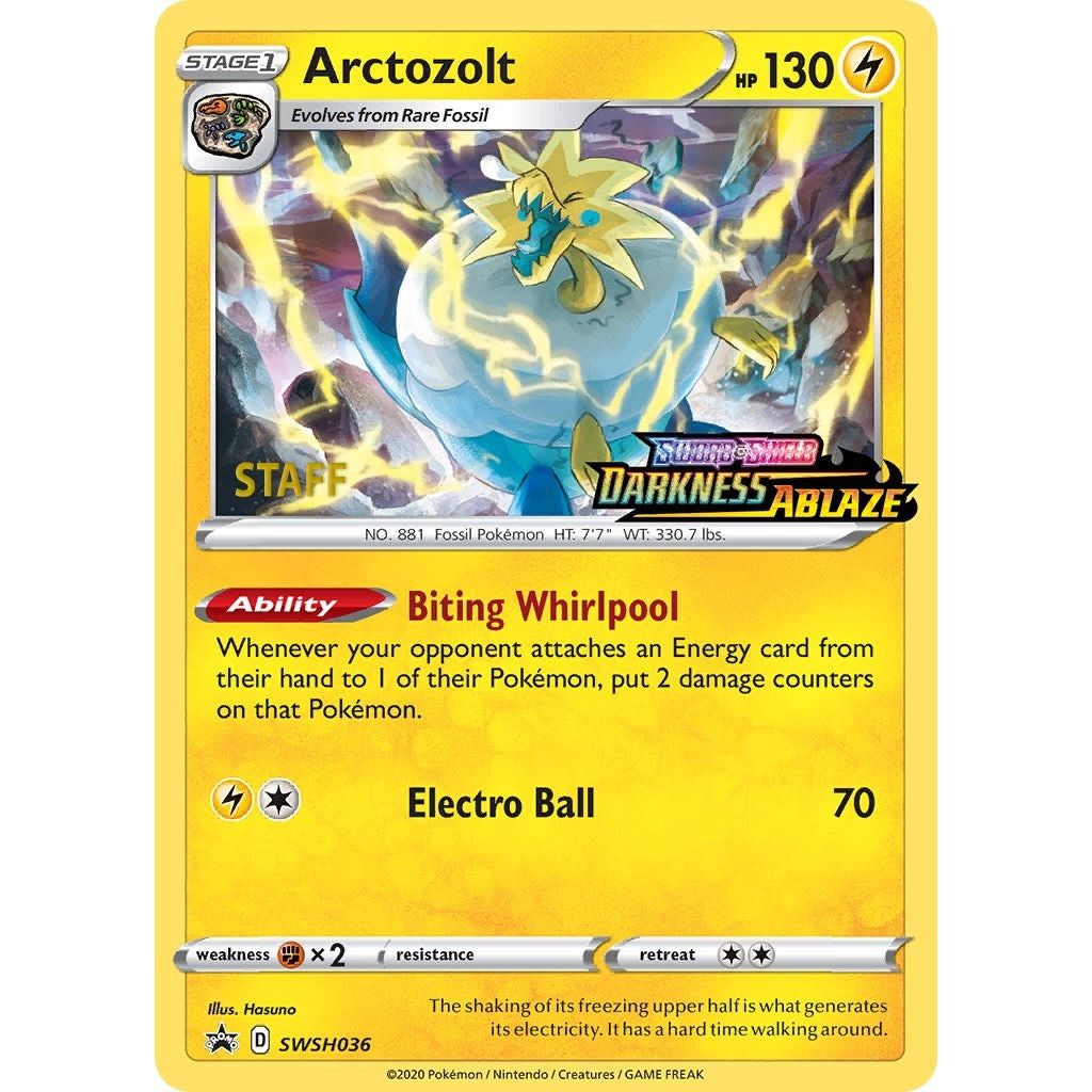 Image for Arctozolt - SWSH036 (Prerelease) [Staff] (SWSH036) (SWSD) - Pokemon