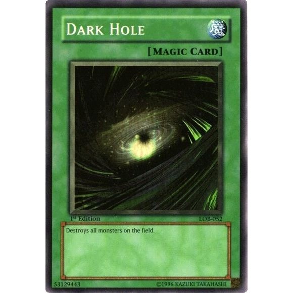 Image for Dark Hole (Magic) (LOB-052) (LOB) - YuGiOh