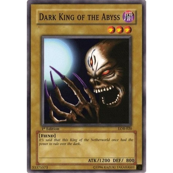 Image for Dark King of the Abyss (LOB-020) (LOB) - YuGiOh