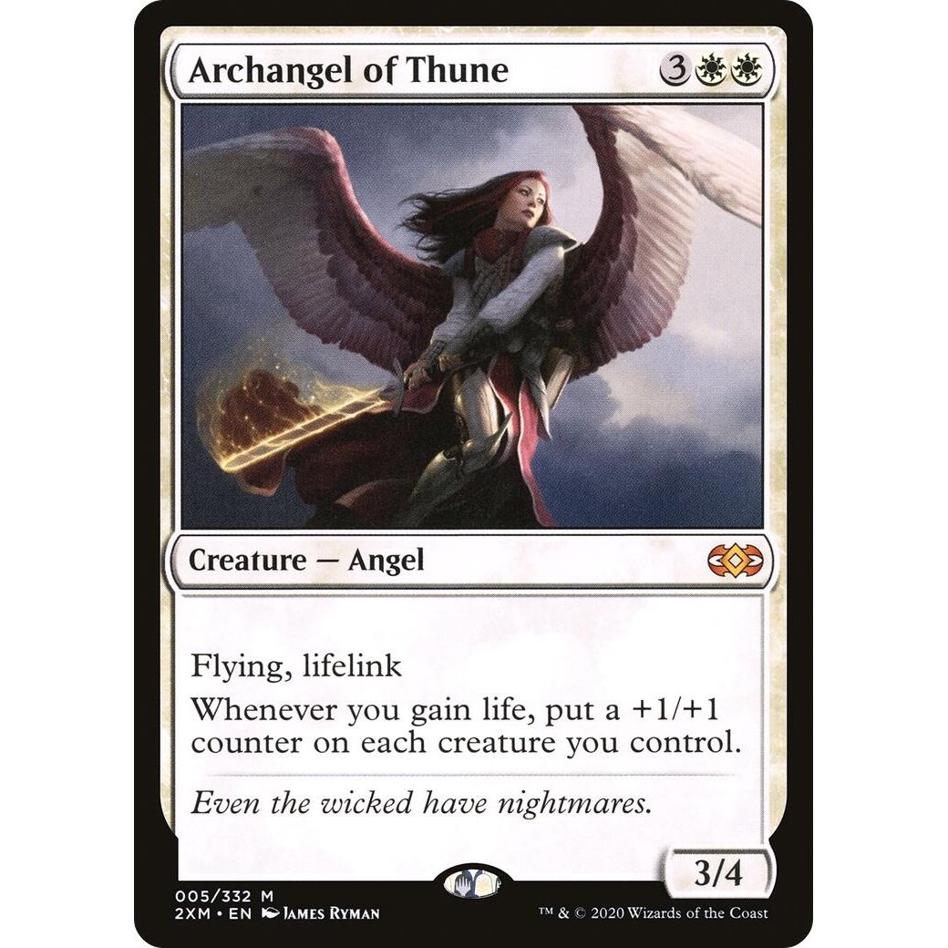 Image for Archangel of Thune (5) (2XM) - Magic: The Gathering