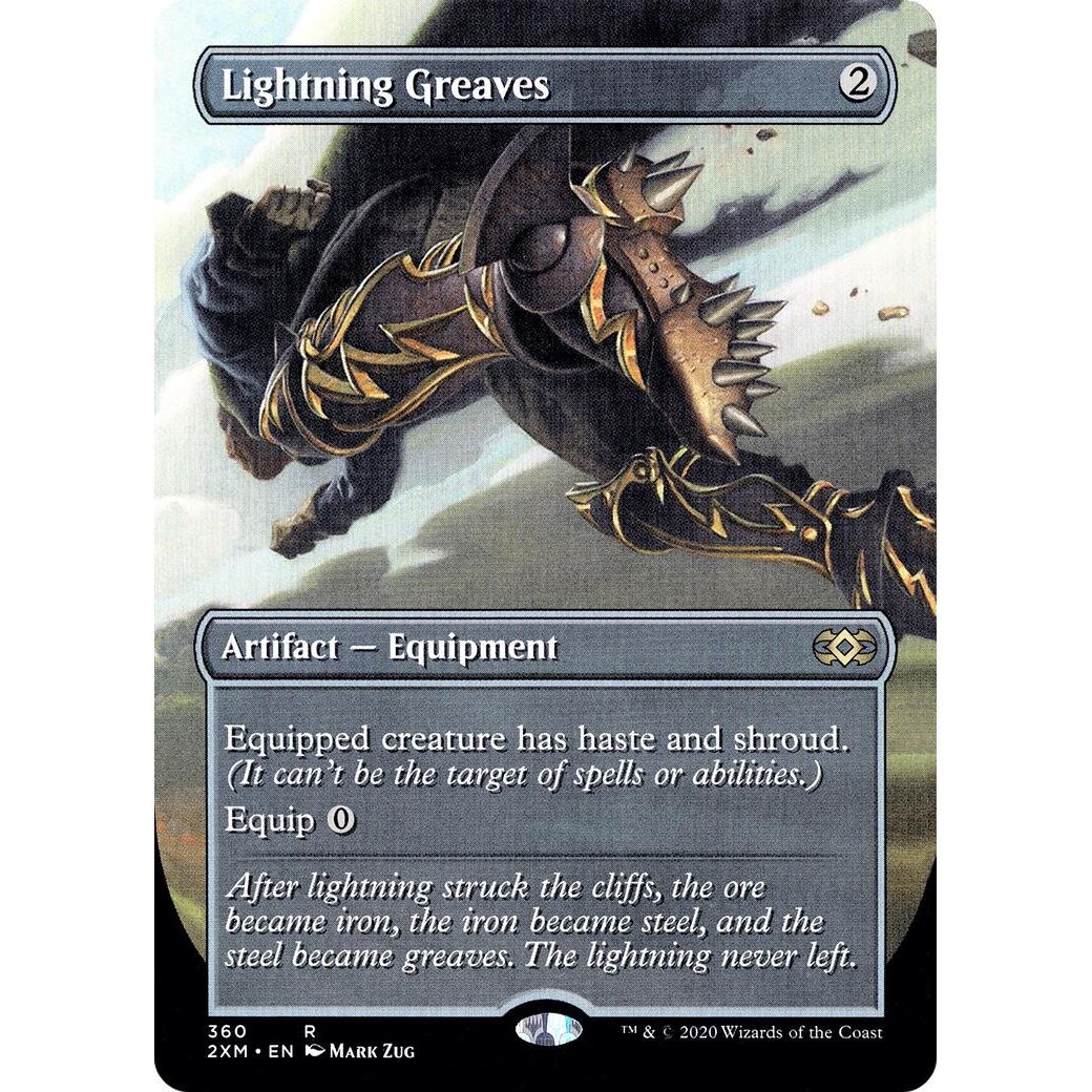 Image for Lightning Greaves (Borderless) (360) (2XM) - Magic: The Gathering