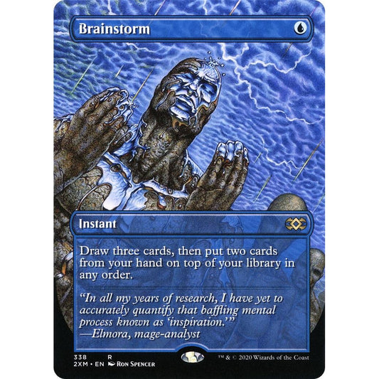 Image for Brainstorm (Borderless) (338) (2XM) - Magic: The Gathering