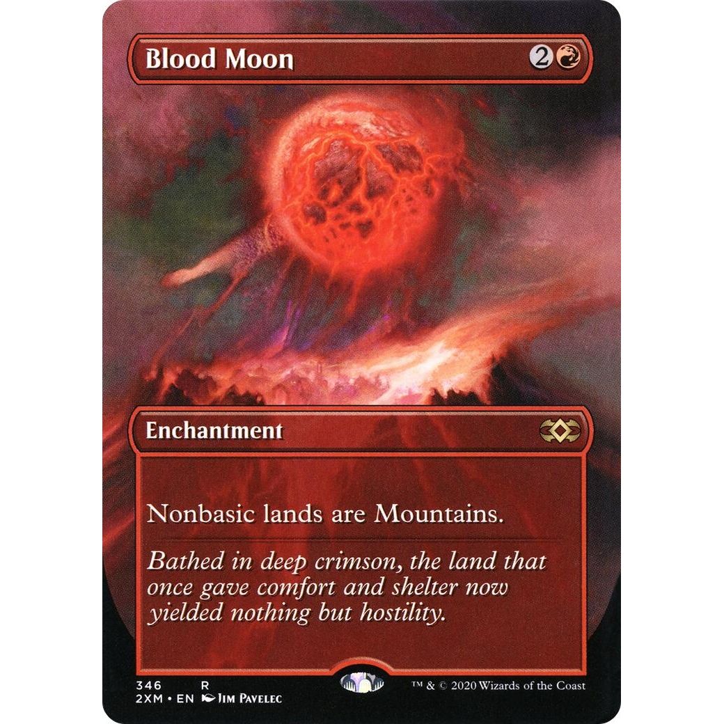 Image for Blood Moon (Borderless) (346) (2XM) - Magic: The Gathering