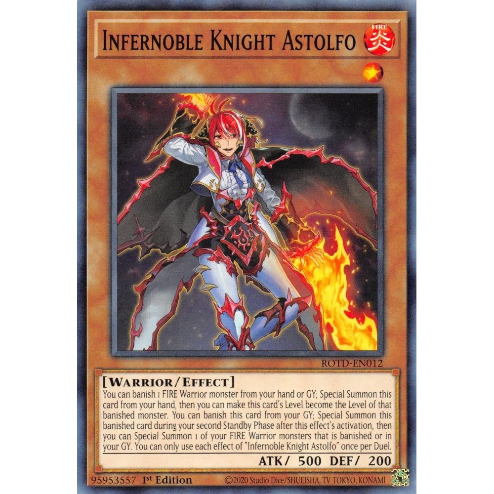 Image for Infernoble Knight Astolfo (ROTD-EN012) (ROTD) - YuGiOh