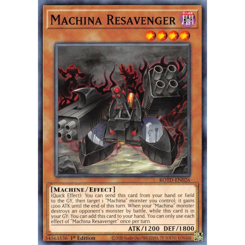 Image for Machina Resavenger (ROTD-EN026) (ROTD) - YuGiOh