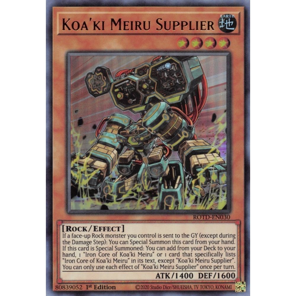 Image for Koa'ki Meiru Supplier (ROTD-EN030) (ROTD) - YuGiOh