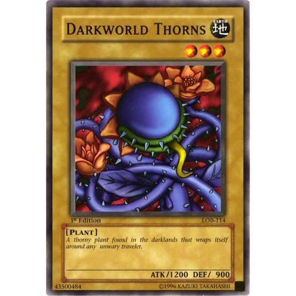 Image for Darkworld Thorns (LOB-114) (LOB) - YuGiOh