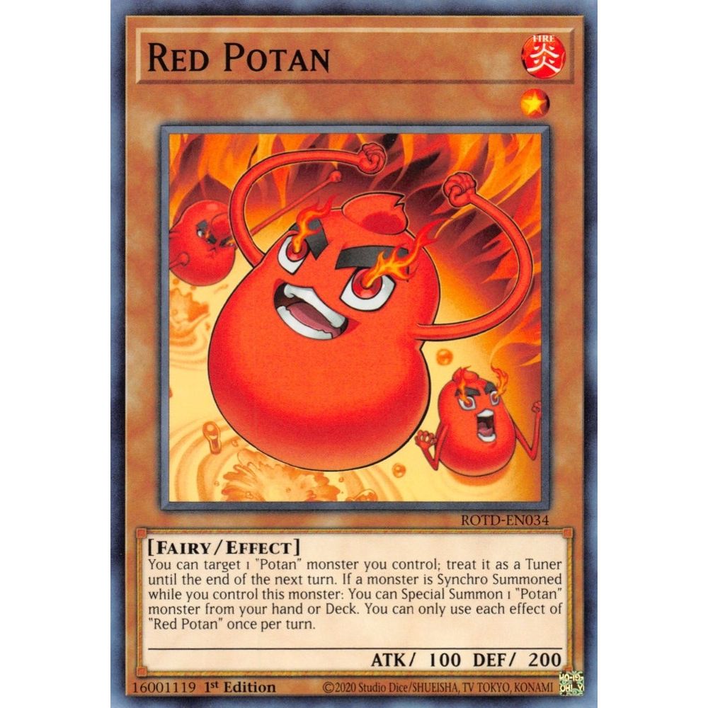 Image for Red Potan (ROTD-EN034) (ROTD) - YuGiOh