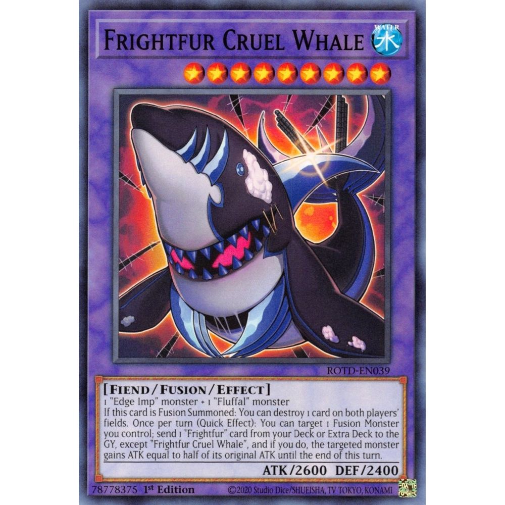 Image for Frightfur Cruel Whale (ROTD-EN039) (ROTD) - YuGiOh