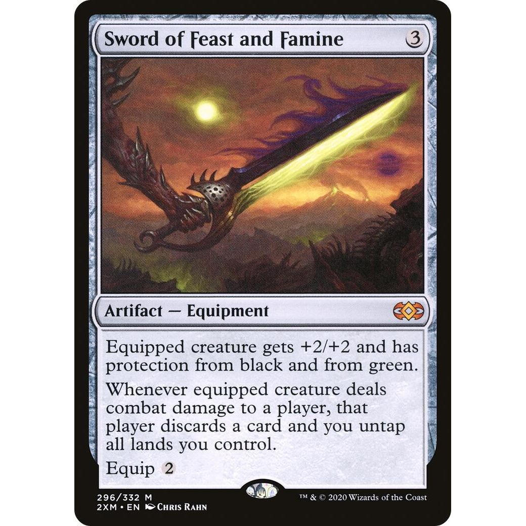 Image for Sword of Feast and Famine (296) (2XM) - Magic: The Gathering