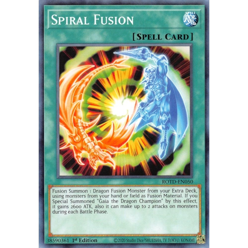 Image for Spiral Fusion (ROTD-EN050) (ROTD) - YuGiOh