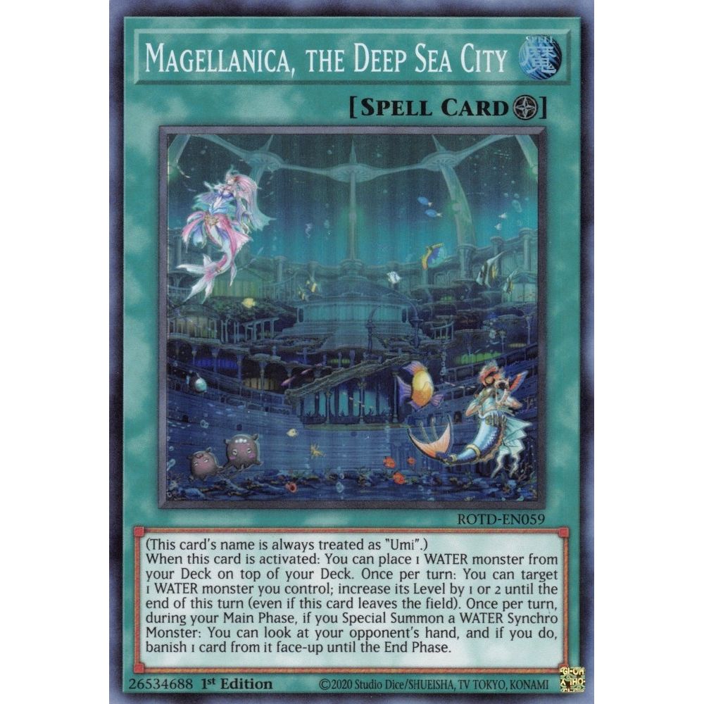 Image for Magellanica, the Deep Sea City (ROTD-EN059) (ROTD) - YuGiOh