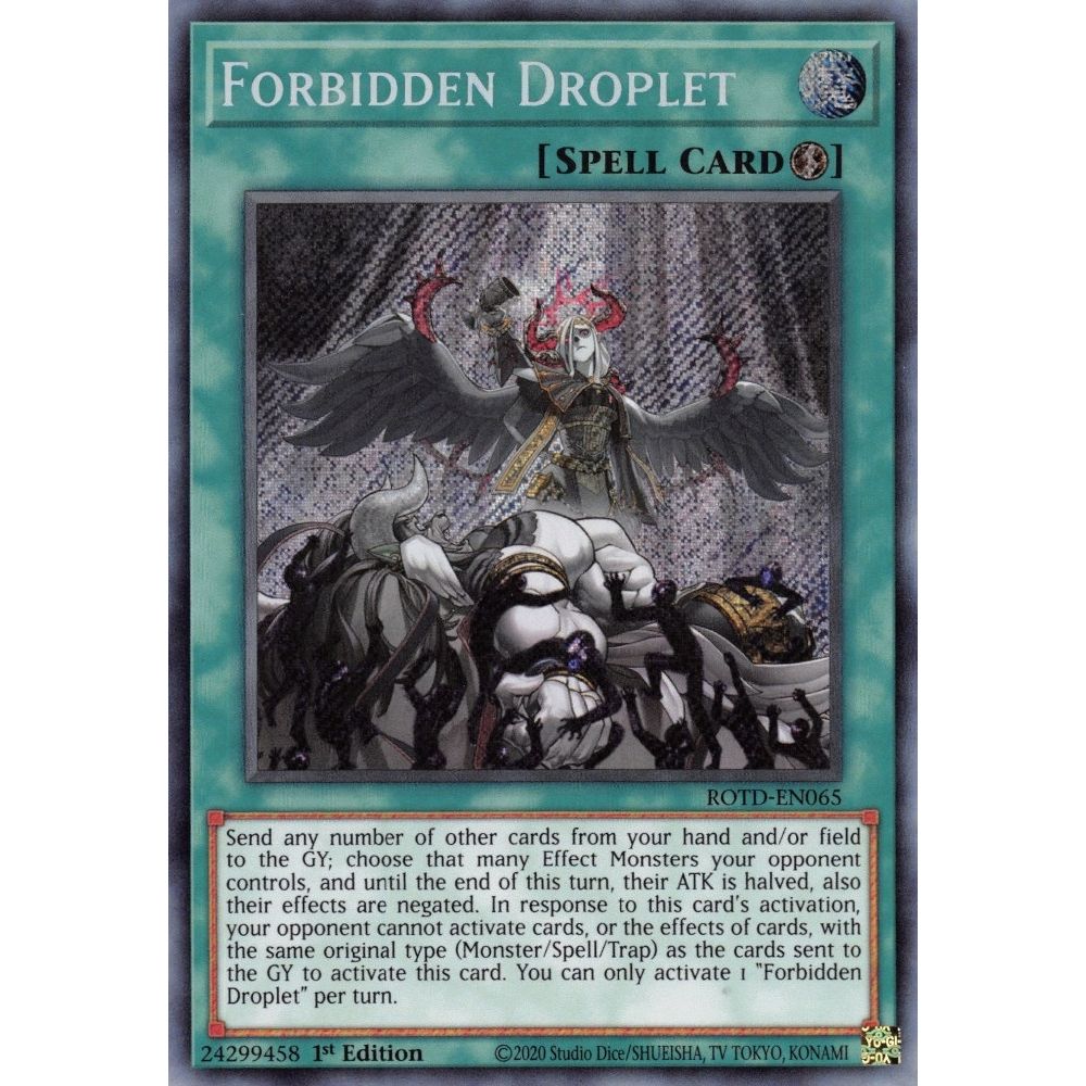 Image for Forbidden Droplet (ROTD-EN065) (ROTD) - YuGiOh