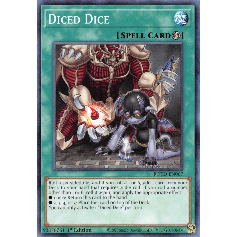Image for Diced Dice (ROTD-EN067) (ROTD) - YuGiOh