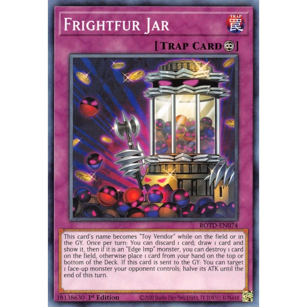 Image for Frightfur Jar (ROTD-EN074) (ROTD) - YuGiOh