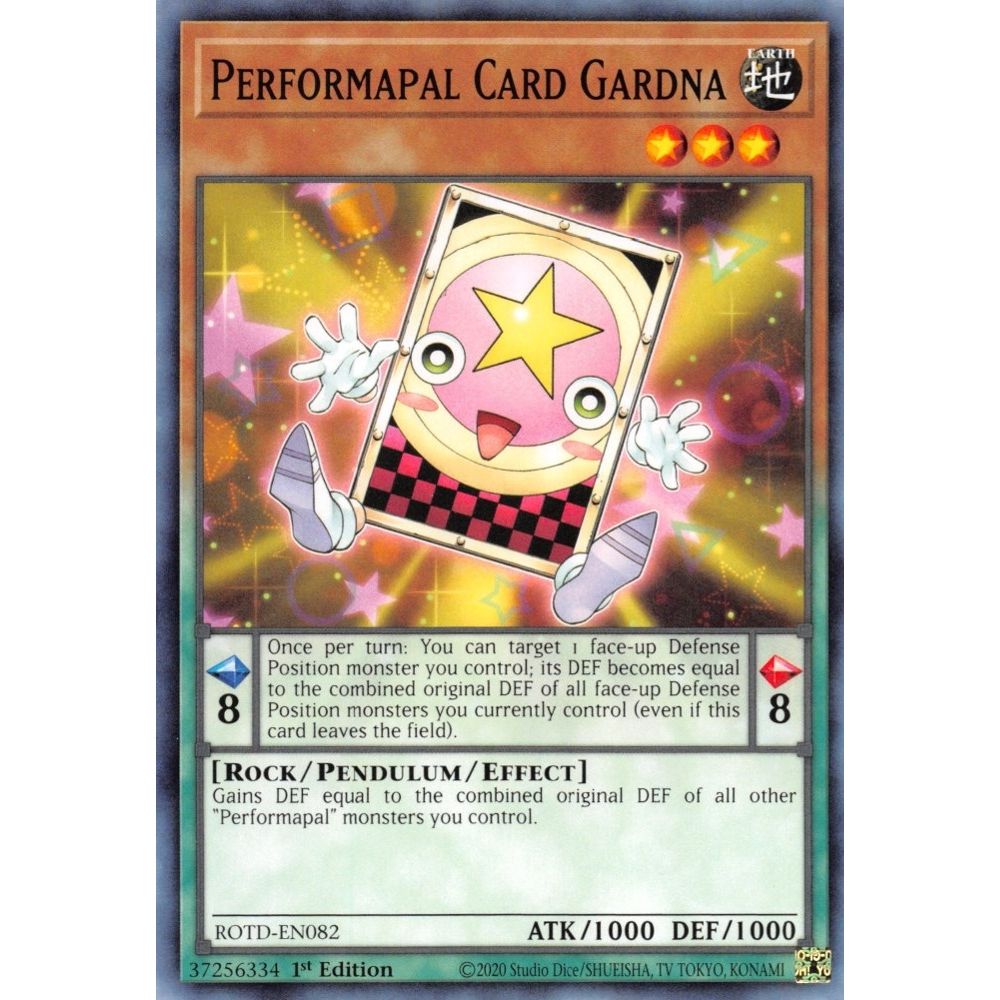 Image for Performapal Card Gardna (ROTD-EN082) (ROTD) - YuGiOh