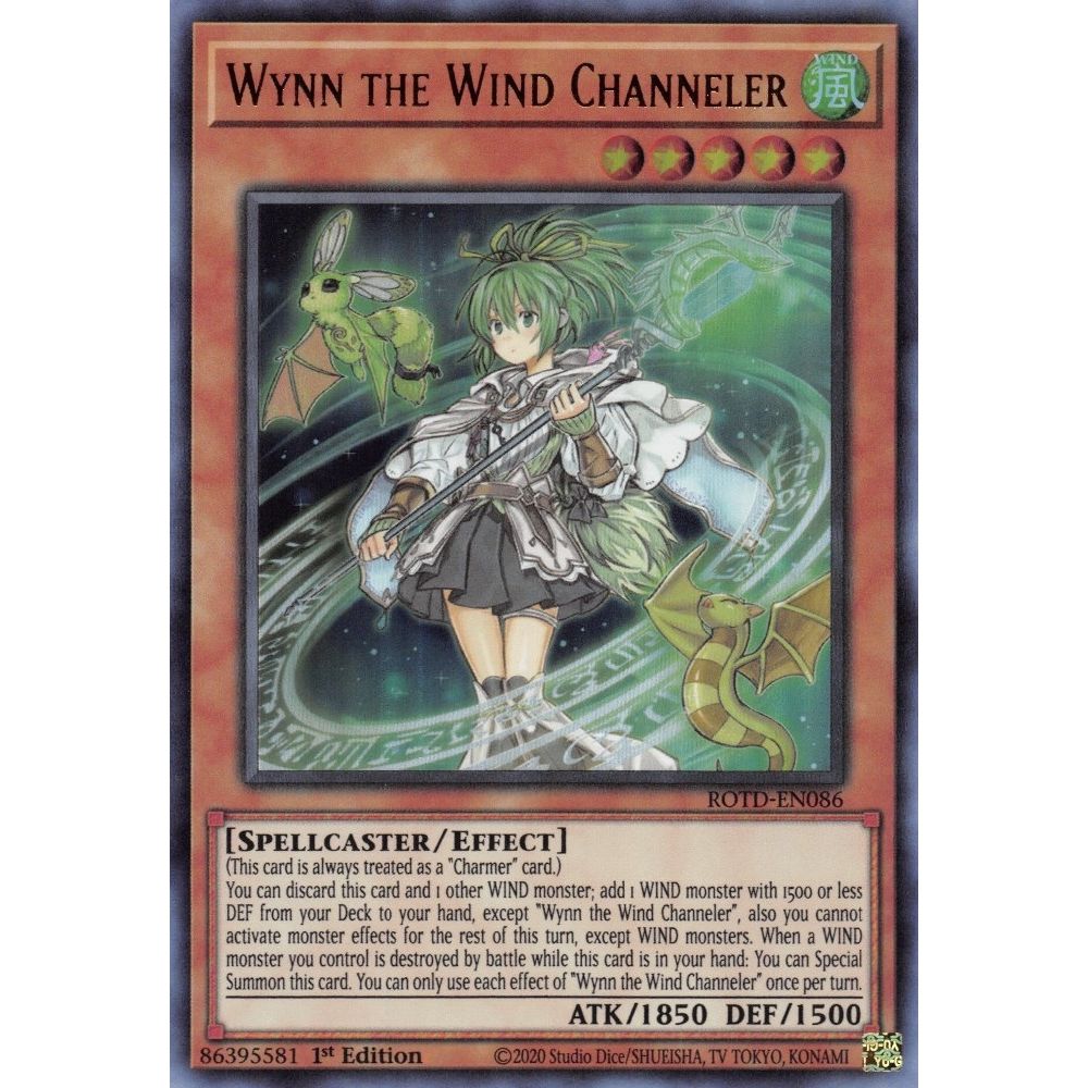 Image for Wynn the Wind Channeler (ROTD-EN086) (ROTD) - YuGiOh