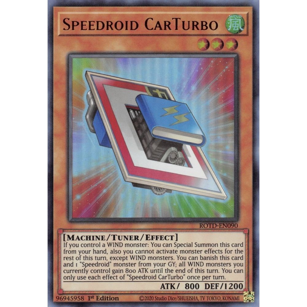 Image for Speedroid CarTurbo (ROTD-EN090) (ROTD) - YuGiOh