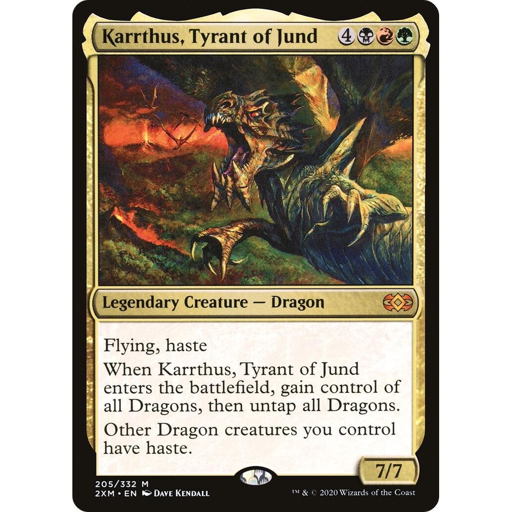 Image for Karrthus, Tyrant of Jund (205) (2XM) - Magic: The Gathering