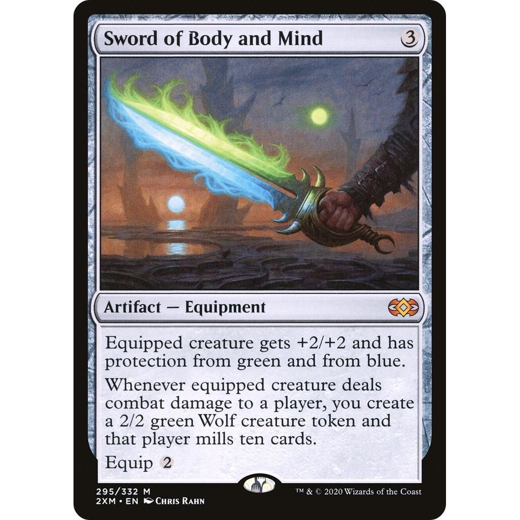 Image for Sword of Body and Mind (295) (2XM) - Magic: The Gathering