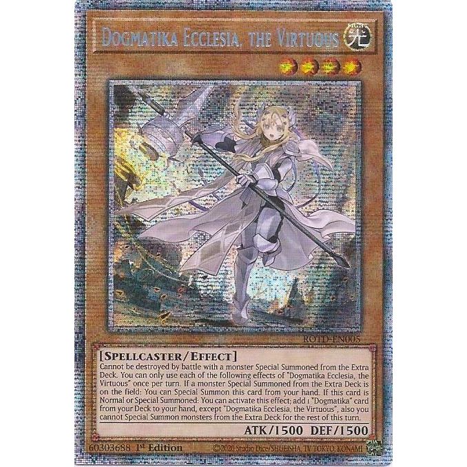 Image for Dogmatika Ecclesia, the Virtuous (Starlight Rare) (ROTD-EN005) (ROTD) - YuGiOh