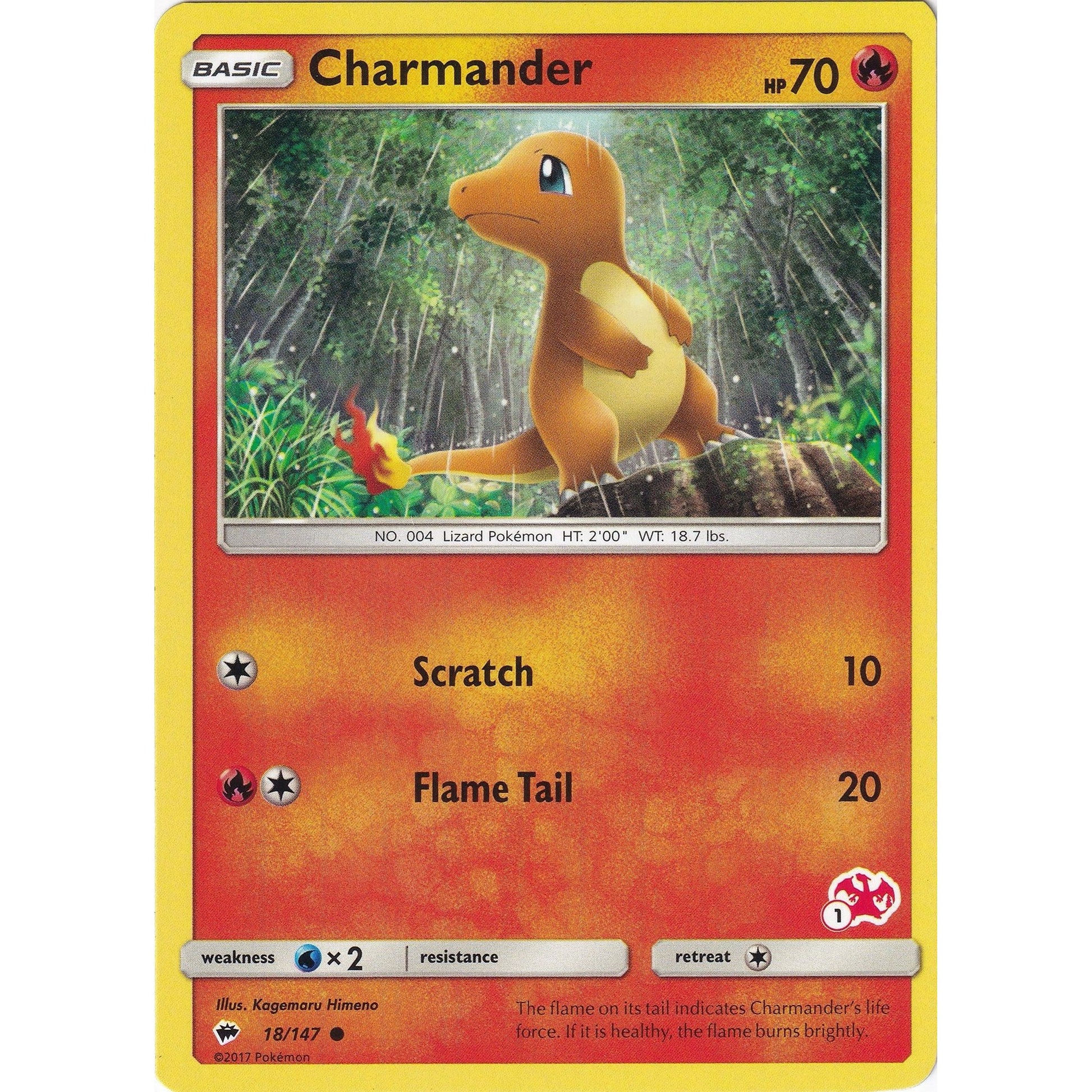 Image for Charmander - 18/147 (#1 Charizard Stamped) (018/147) (BTA) - Pokemon