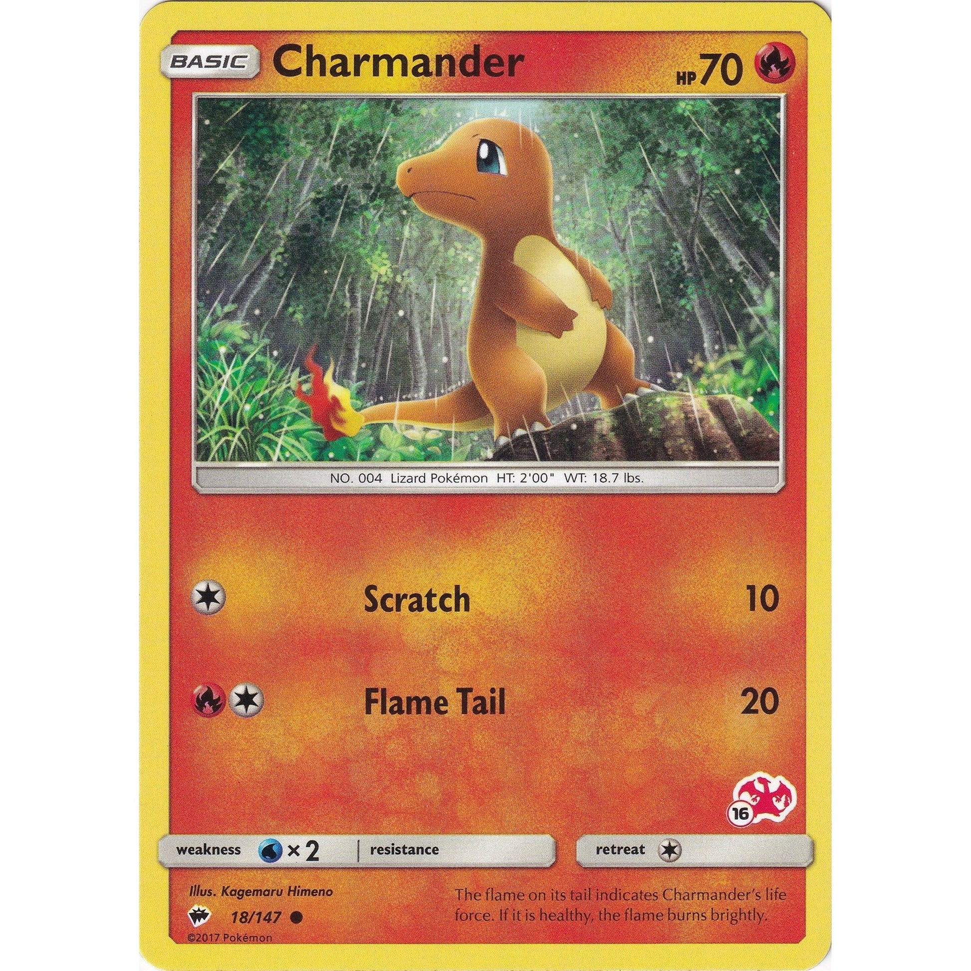 Image for Charmander - 18/147 (#16 Charizard Stamped) (018/147) (BTA) - Pokemon