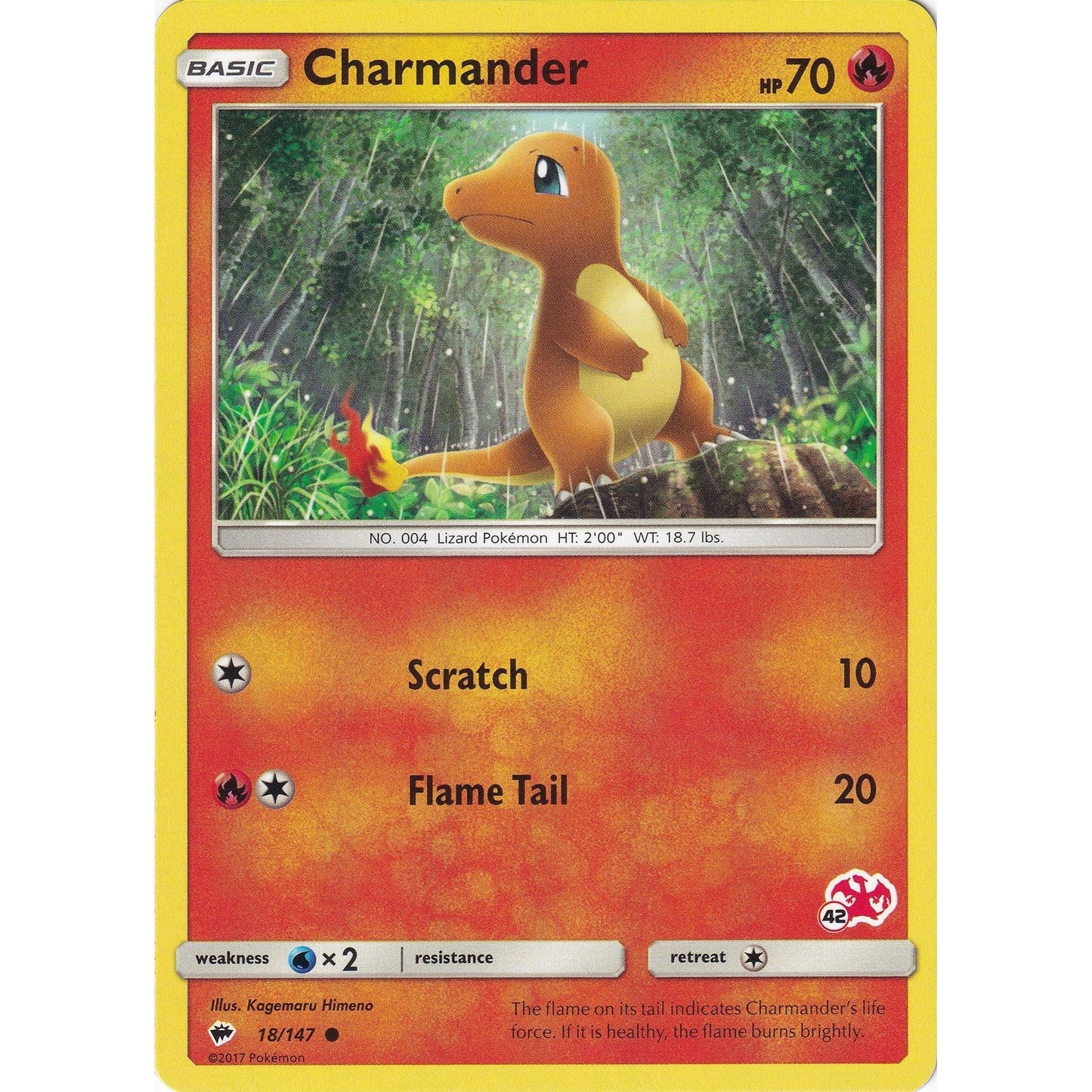 Image for Charmander - 18/147 (#42 Charizard Stamped) (018/147) (BTA) - Pokemon