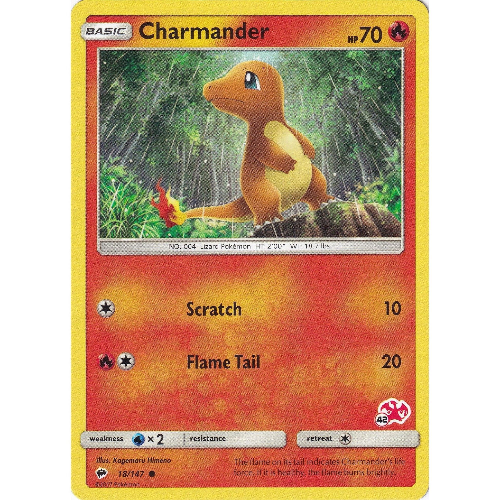 Image for Charmander - 18/147 (#42 Charizard Stamped) (018/147) (BTA) - Pokemon