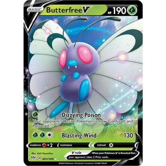 Image for Butterfree V (001/189) (SWSH03) - Pokemon