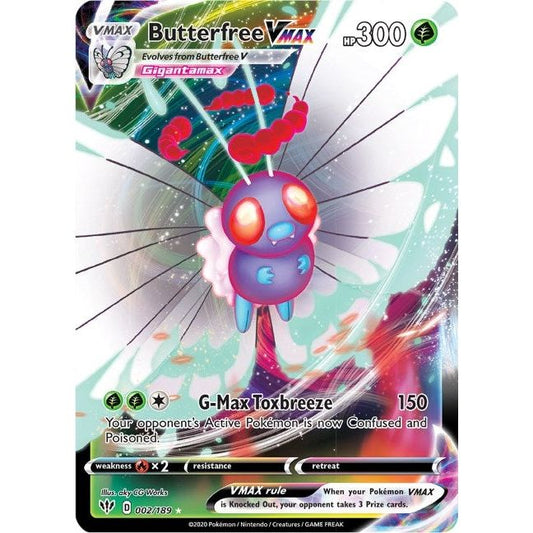Image for Butterfree VMAX (002/189) (SWSH03) - Pokemon