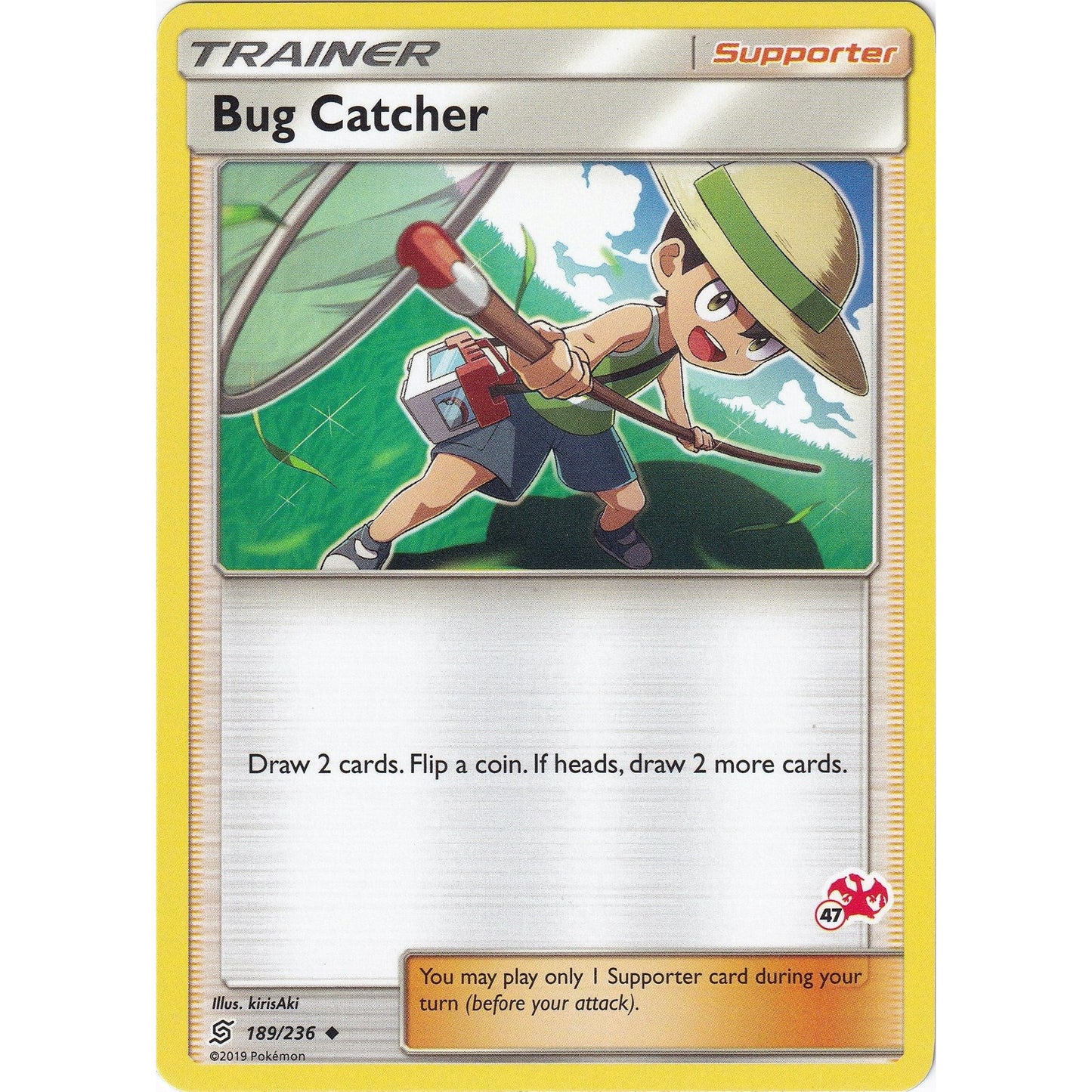 Image for Bug Catcher - 189/236 (#47 Charizard Stamped) (189/236) (BTA) - Pokemon