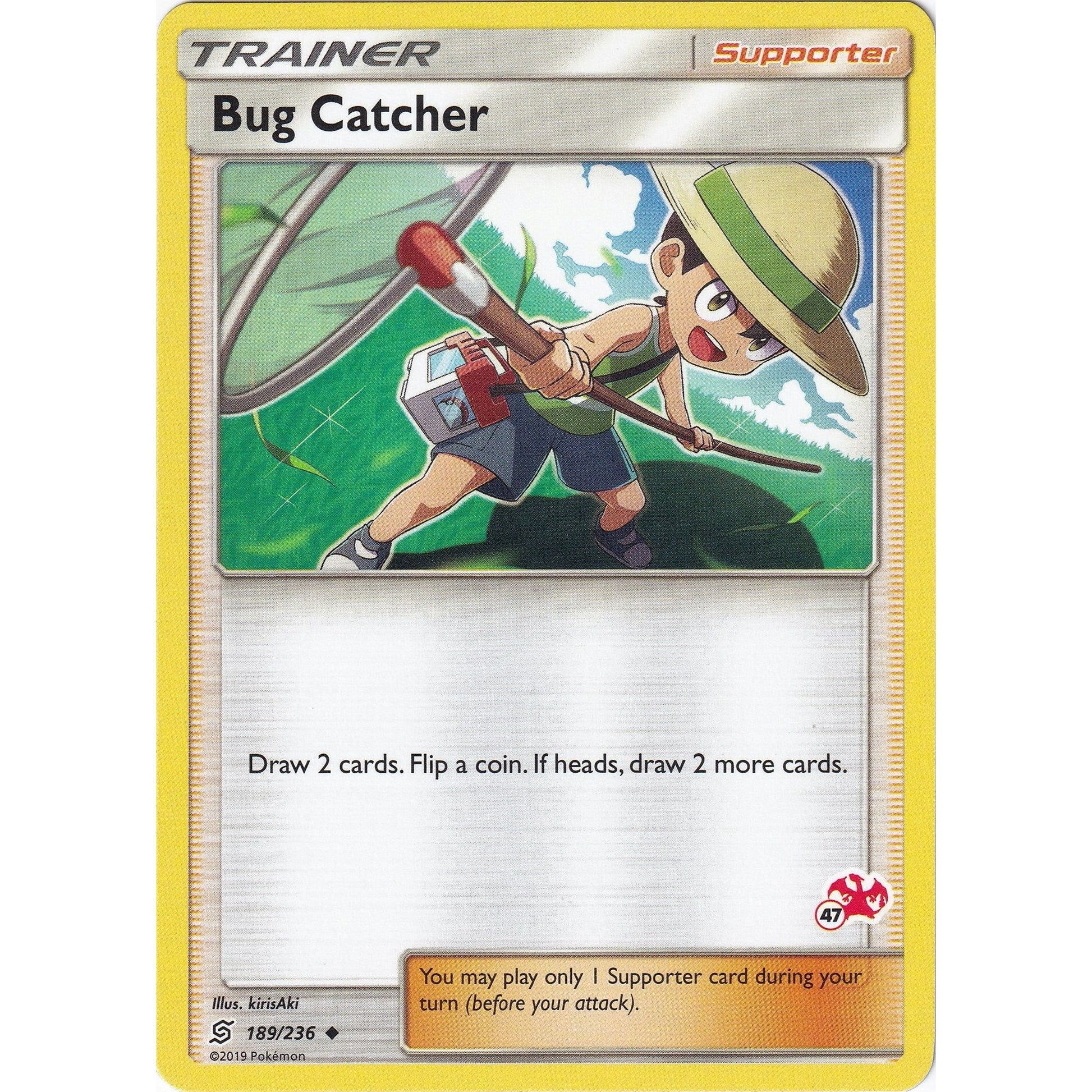 Image for Bug Catcher - 189/236 (#47 Charizard Stamped) (189/236) (BTA) - Pokemon