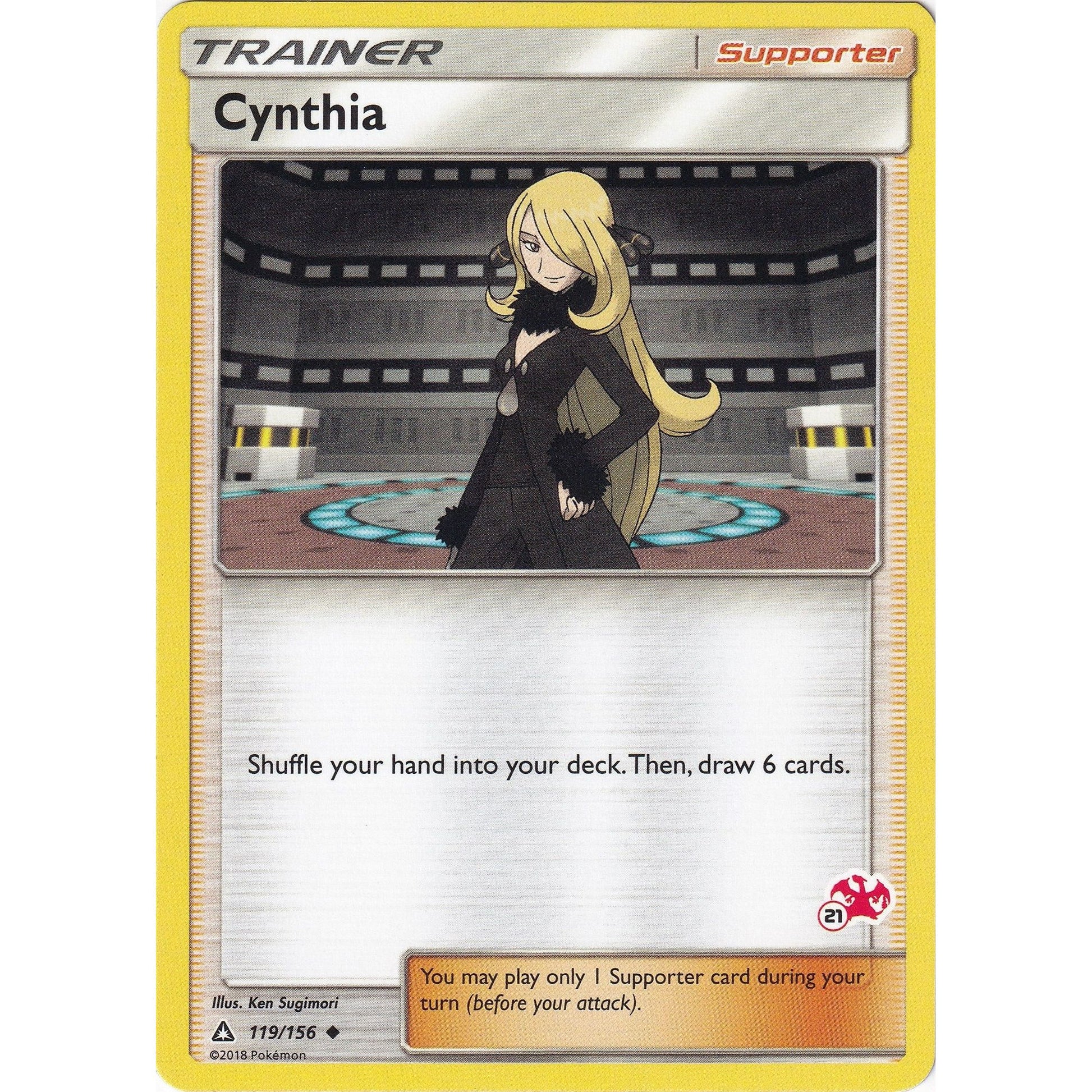 Image for Cynthia - 119/156 (#21 Charizard Stamped) (119/156) (BTA) - Pokemon