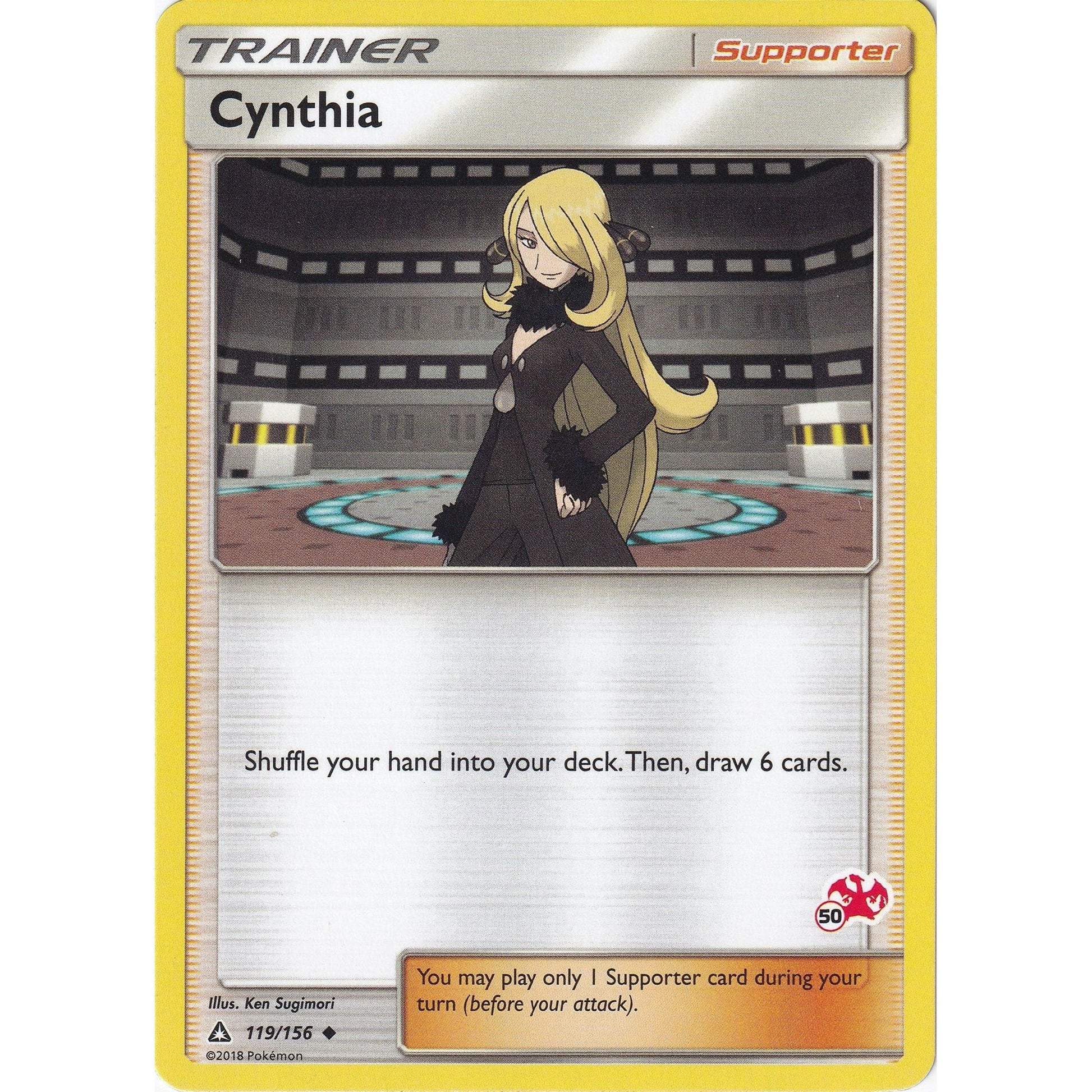Image for Cynthia - 119/156 (#50 Charizard Stamped) (119/156) (BTA) - Pokemon